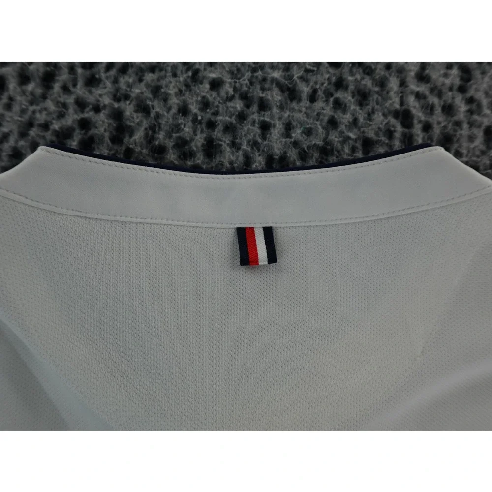 Paris Saint Germain PSG‎ Nike Dri Fit Soccer Jersey White Navy Blue Authentic L